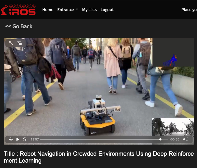 Publication (IROS 2020): Robot Navigation in Crowded Environments Using Deep Reinforcement Learning